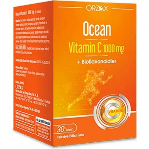 Ocean Vitamin C 1000 mg 30 Tablet 8697595870686 ürün görseli 1