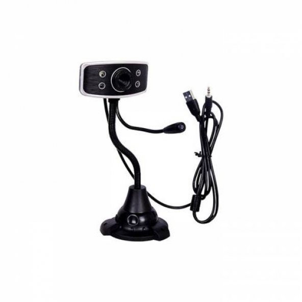 EVEREST SC-825 480p USB IŞIKLI MİKROFONLU WEBCAM - Resim 4