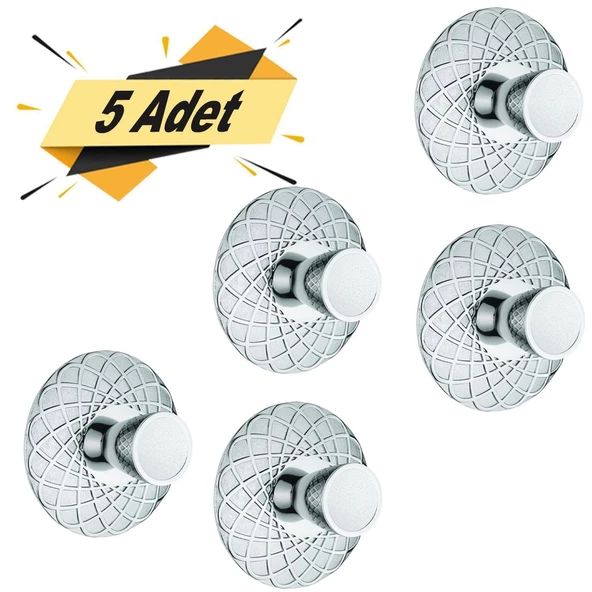 Dinar Çekmece Dolap Dolabı Kapak Kulpu Kulpları Kulbu Krom Metal Kulp (5 ADET) Mobilya Mutfak ürün görseli 1