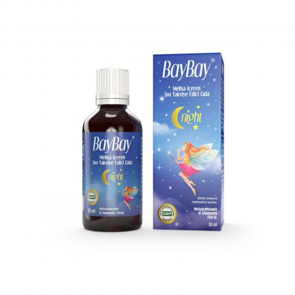 Baybay Night Melisa Papatya Içeren Damla 50 Ml Şiş ürün görseli 1