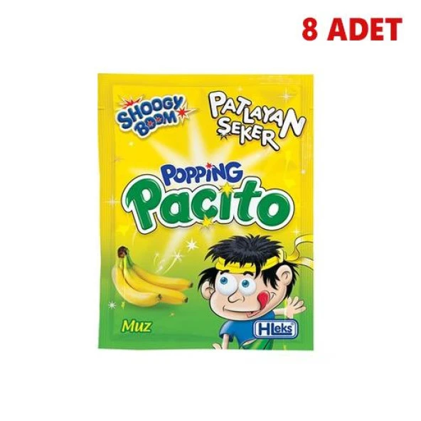 Hleks Popios Pat layan Şeker Muzlu (8 Adet) ürün görseli 1