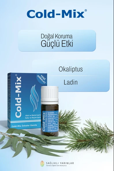 Cold-Mix 5 ml Inhaler Damla - Resim 4
