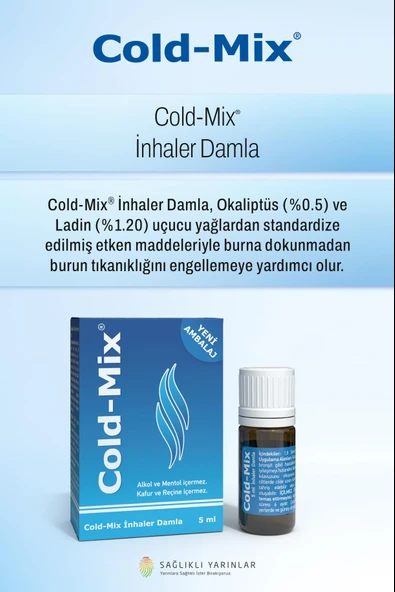 Cold-Mix 5 ml Inhaler Damla - Resim 2