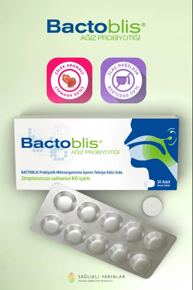 Bactoblis Oral Probiyotik 30 Tb - Resim 3