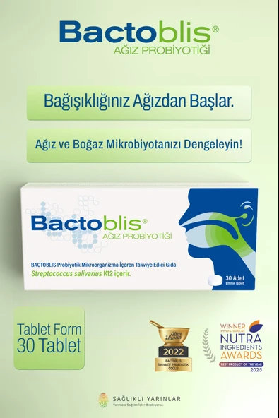 Bactoblis Oral Probiyotik 30 Tb ürün görseli 1