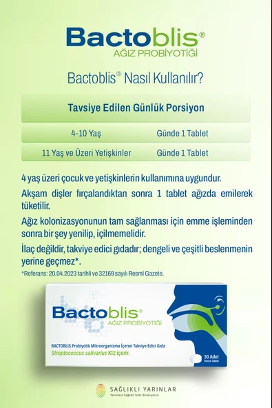 Bactoblis Oral Probiyotik 30 Tb - Resim 6