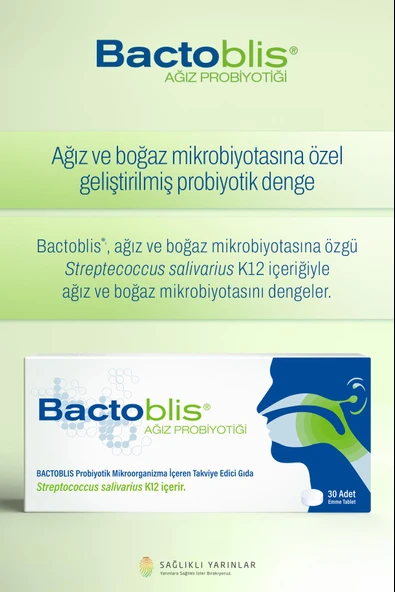 Bactoblis Oral Probiyotik 30 Tb - Resim 2