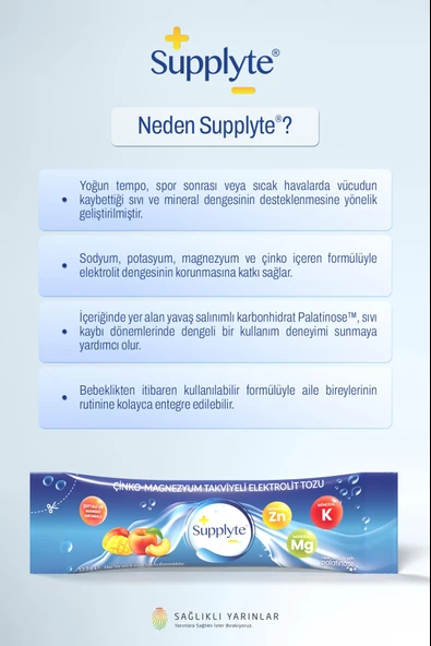 Supplyte Şeftali - Mango Aromalı  Saşe 12,2 g - Resim 7