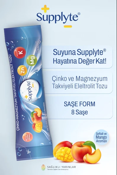 Supplyte Şeftali - Mango Aromalı  Saşe 12,2 g ürün görseli 1