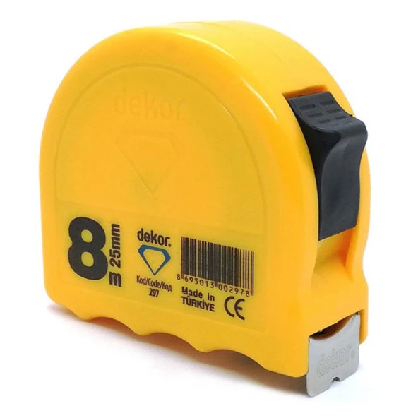 Dekor 297 Şerit Metre 8 M X 25 Mm Paslanmaz ürün görseli 1