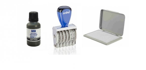 SIRDAŞ NUMARATÖR SETİ 5MM 6 HANE + ISTAMPA MÜREKKEBİ + ISTAMPA ürün görseli 1