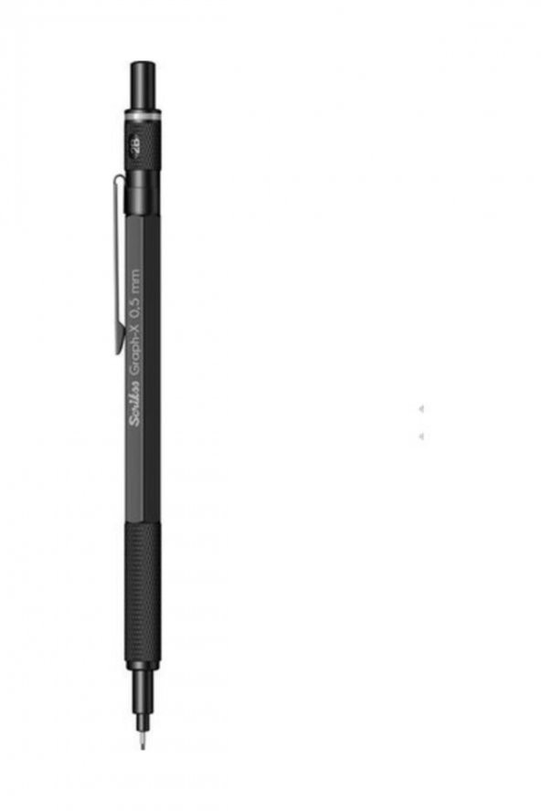 Graph-x Metal Versatil Kalem 0.7 Mm Mat Siyah ürün görseli 1