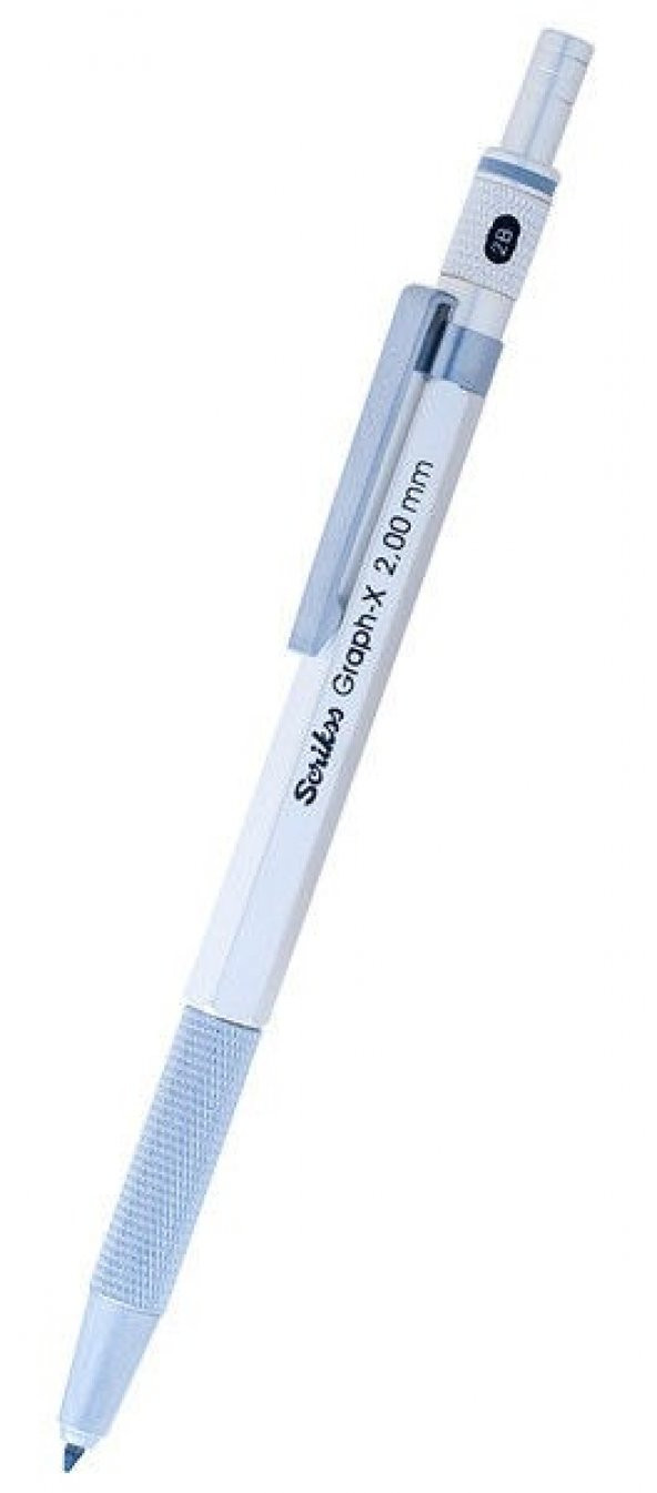 SCRIKSS GRAPH-X VERSATİL MEKANİK KURŞUN KALEM 2MM UÇ BEYAZ ürün görseli 1