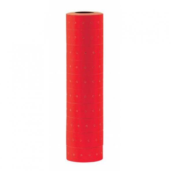 KRAF MOTEX FİYAT ETİKETİ FOSFORLU KIRMIZI 12 X 21MM ürün görseli 1