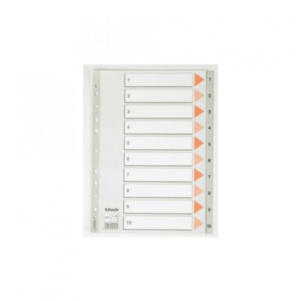ESSELTE SEPARATÖR A4 1-10 RAKAM SLT-100105 ürün görseli 1