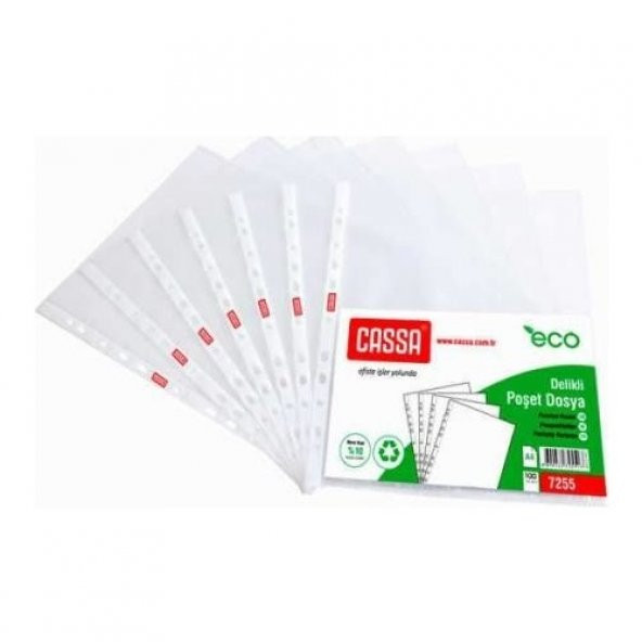 Cassa Poşet Dosya Ekonomik A4 100lü Paket (7255) ürün görseli 1