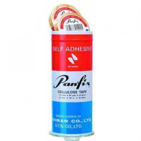 PANFİX SELOFAN BANT 12MM X 33M (1 KUTU 12 ADET) ÜCRETSİZ KARGO ürün görseli 1