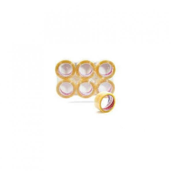 Ve-ge 45mm x 40 mt. Koli Bandı Şeffaf 6 lı Paket ÜCRETSİZ KARGO ürün görseli 1