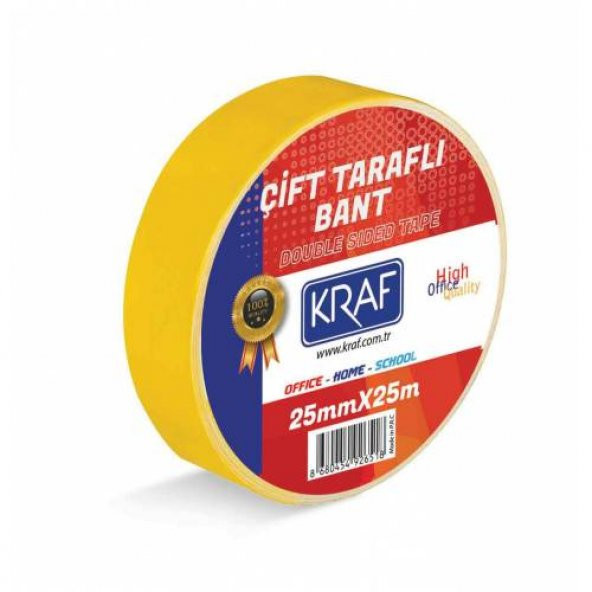 ÇİFT TARAFLI BANT 25MM X 25 METRE ürün görseli 1