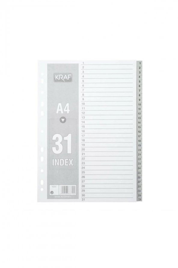 Separatör 1031 1-31 Rakam ürün görseli 1