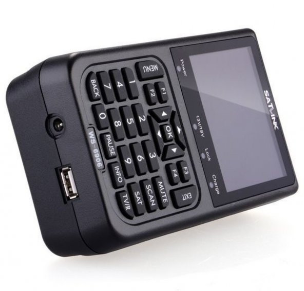 SATLINK WS 6906 Görüntülü Uydu Yön Bulucu LCD Ekran ürün görseli 1