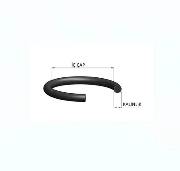 Nbr Nitril 70 Shore Oring K0 - 2x6 - Resim 3