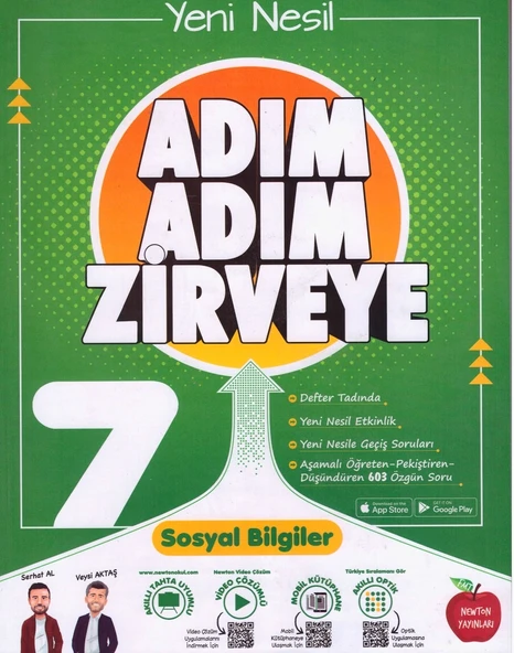 NEWTON 7.SINIF ADIM ADIM SOSYAL BİLGİLER ürün görseli 1