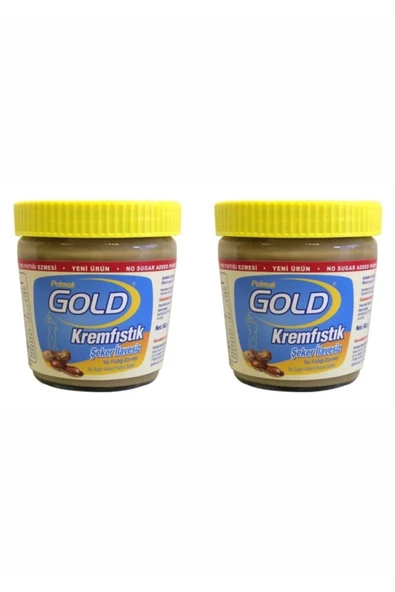 Gold Polmak Gold Fıstık Ezmesi Şeker Ilavesiz, 340grx2 ürün görseli 1
