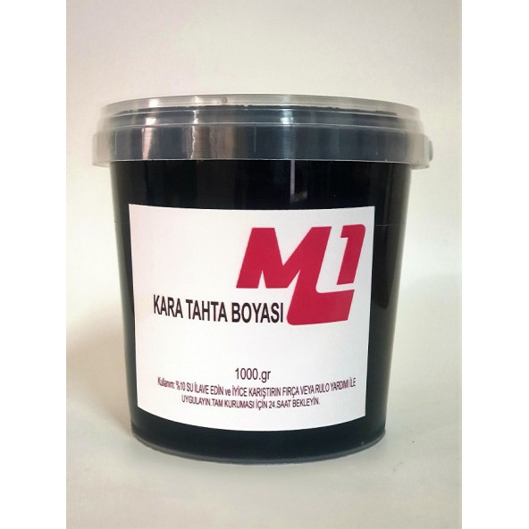 M1 ART Kara Tahta Boyası 1.kg ürün görseli 1