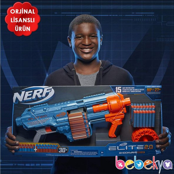 Nerf Elite 2.0 Shockwave RD-15 E9527 Nerf Silah ürün görseli 1