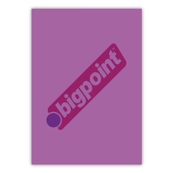 Bigpoint A4 Cilt Kapağı 150 Mikron Şeffaf Mor 100'lü Paket ürün görseli 1