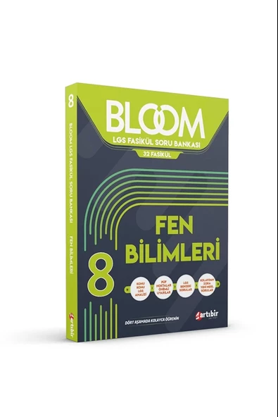 Artıbir Yayınları 8. Sınıf Fen Bilimleri Bloom Lgs 32 Fasikül Soru Bankası Lgs Benzeri Sorular ürün görseli 1