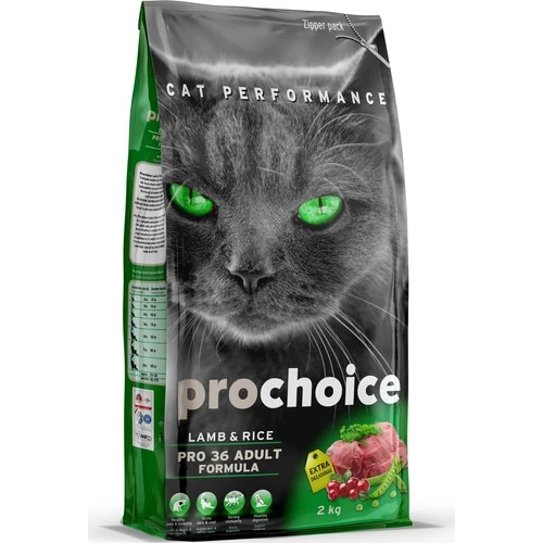 ProChoice Pro 36 Lamb Kuzu Etli Yetişkin Kedi Maması 2 kg ürün görseli 1
