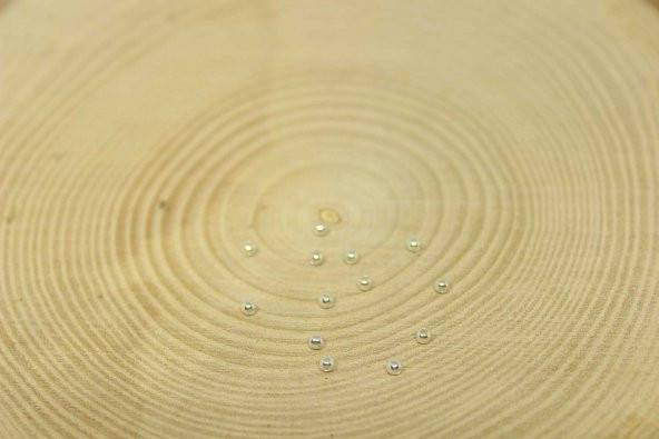 Gümüş Boncuk 2mm/5 adet - Resim 3