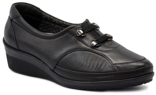 Forelli 26201 Siyah Bayan Ayakkabı Comfort ürün görseli 1