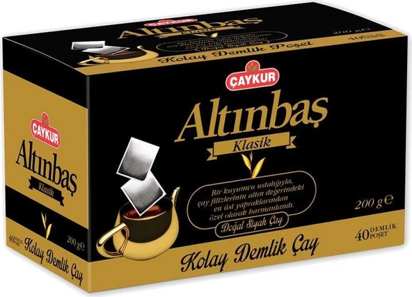 Çaykur Altınbaş Demlik Poşet Çay 200 gr x 2li Altınbaş ürün görseli 1
