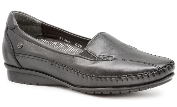 Forelli 33005 Siyah Bayan Ayakkabı Comfort ürün görseli 1