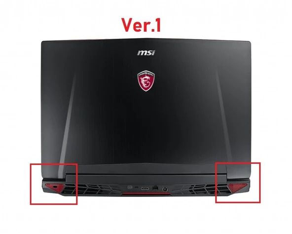 MSI GT72VR7RD Lcd Cover Kapak Siyah V1 ürün görseli 1