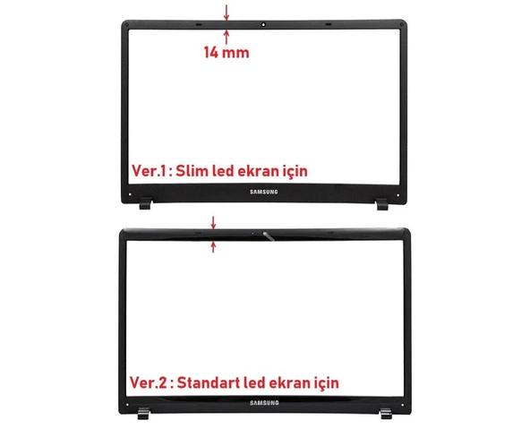 Samsung NP300E5C-A02TR Lcd Çerçeve Bezel V1 ürün görseli 1