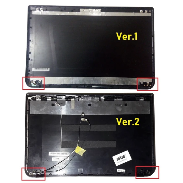 Toshiba Satellite L55D-A Lcd Cover Kapak V2 Kırmızı ürün görseli 1