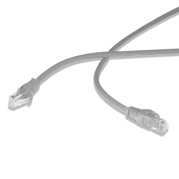 FLAXES FNK-605G 5MT CAT6 Patch Kablo Gri ürün görseli 1