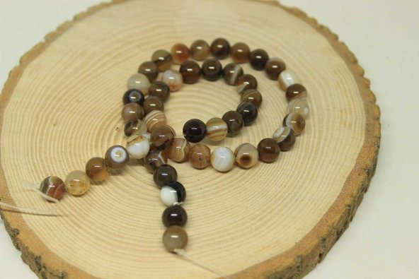 Akik Taşı Dizi 8mm (24010) ürün görseli 1
