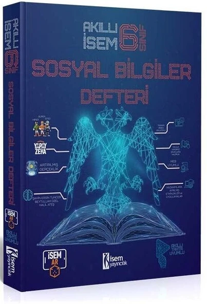 6. Sınıf Sosyal Bilgiler Akıllı Defteri İsem Yayınları ürün görseli 1