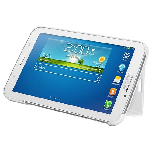 Samsung T210  Galaxy Tab 3 7.0" Bookcover Orjinal Kılıf - Beyaz EF-BT210BWEGWW ürün görseli 1