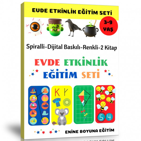 Evde Etkinlik Eğitim Seti (3-9 Yaş) ürün görseli 1