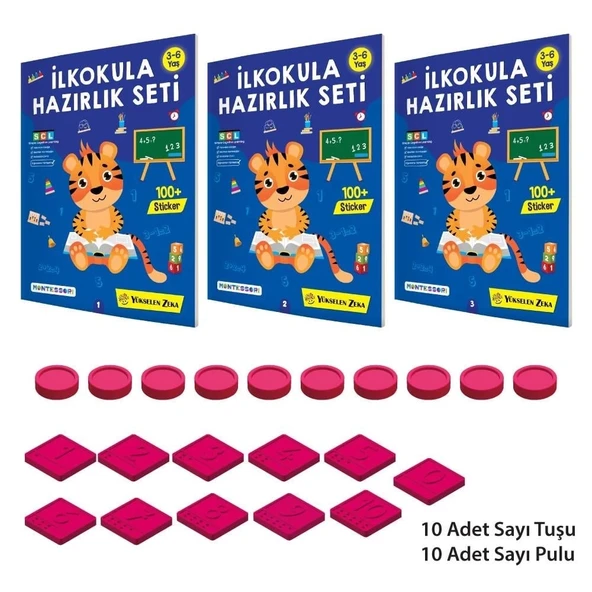 İlkokula Hazırlık Seti  3-6 Yaş - Resim 2