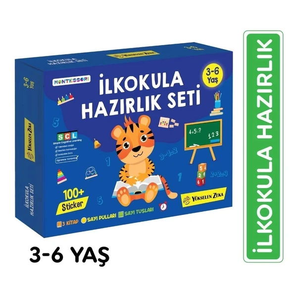 İlkokula Hazırlık Seti  3-6 Yaş ürün görseli 1
