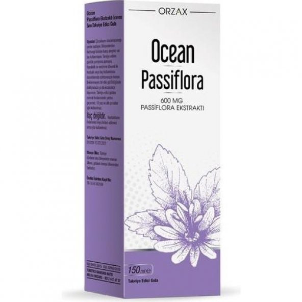 Ocean Passiflora Şurup 150 ml 8697595872918 ürün görseli 1
