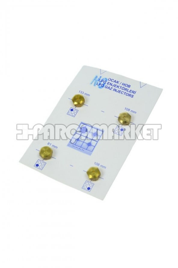 Doğalgaz Enjektörü - 10 Lokma 10mm ürün görseli 1