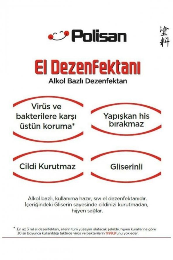 Alkol Bazlı El Dezenfektanı 1 Litre - Resim 2